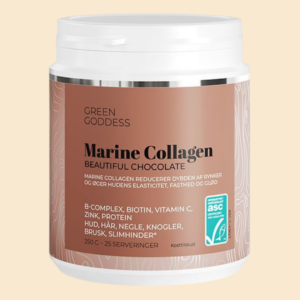 Marine collagen chocolate green goddess