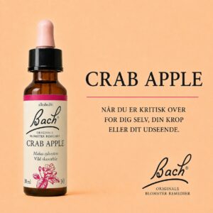 Crab Apple / Vild skovæble – Originalt Bach-blomsterremedie